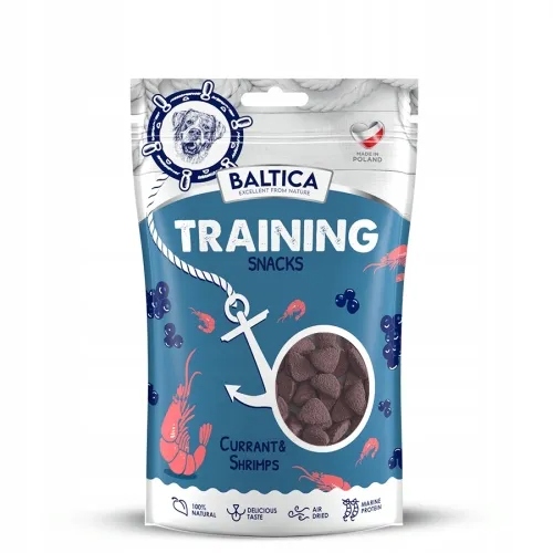 5xBALTICATRAINING Snacks Pochoutky Pro Psa S Rybízem A KREVETOU100G
