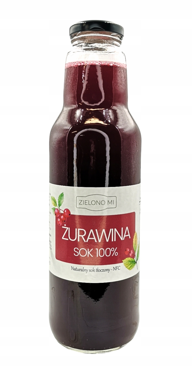 Sok żurawina 750 ml 100% NFC
