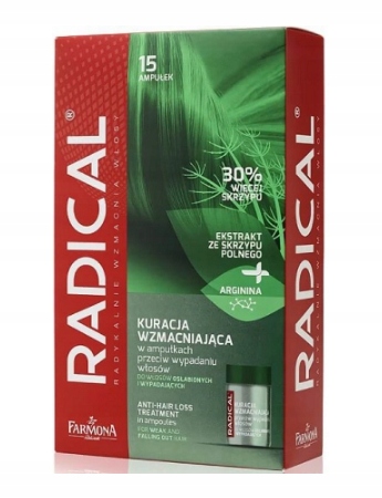 

Radical Ampułki przeciw wypadaniu włosów 15x5ml