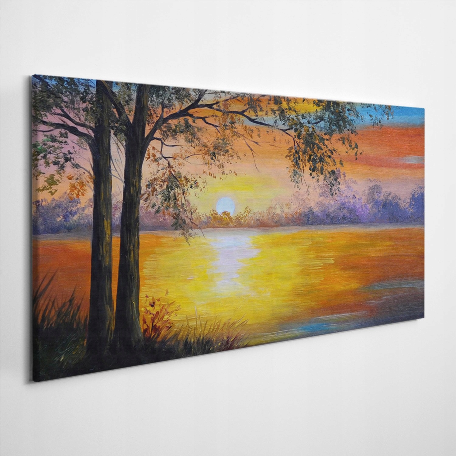 

Obrazy na płótnie Krajobraz Drzewa Jezioro 120x60