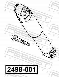ELEMENT MOCUJĄCY STABILIZATORA 2498-001 FEBEST Producent części Febest