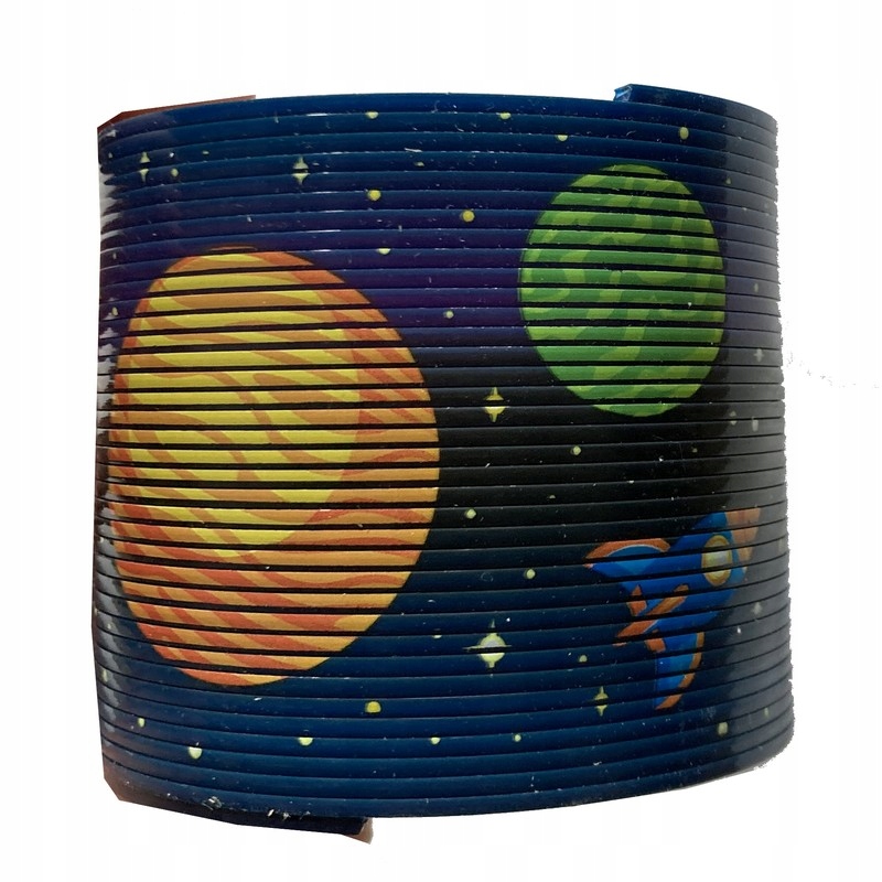 

Sprężyna Kosmos Planety kolorowa magiczna sprężyna