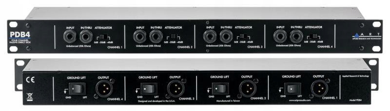 ART PDB4 4-kanałowy pasywny DiBox Rack 1U