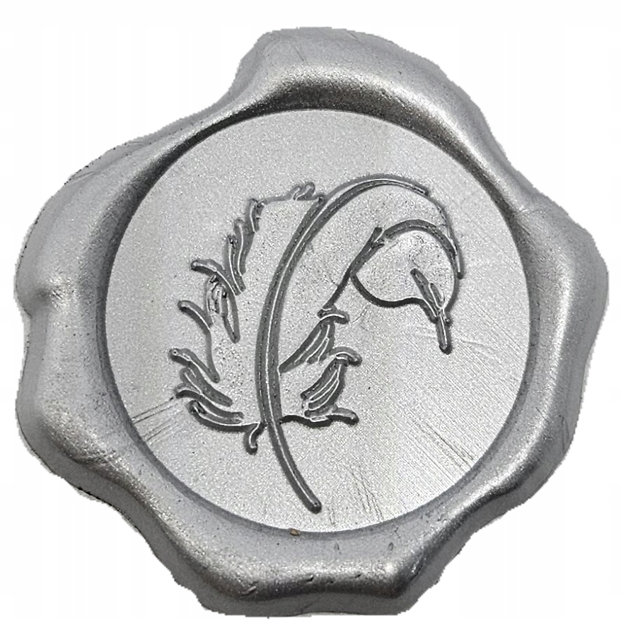 Odbicia Lakowe PIECZĘĆ LAKI PIÓRO SZARE 10szt