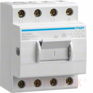 

Modułowy rozłącznik izolacyjny w obudowie 4P 63A