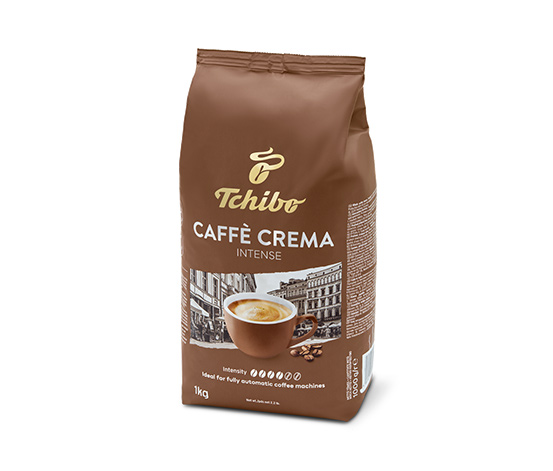 Levně Tchibo Caffe Crema Intense Káva Zrnková 1 kg