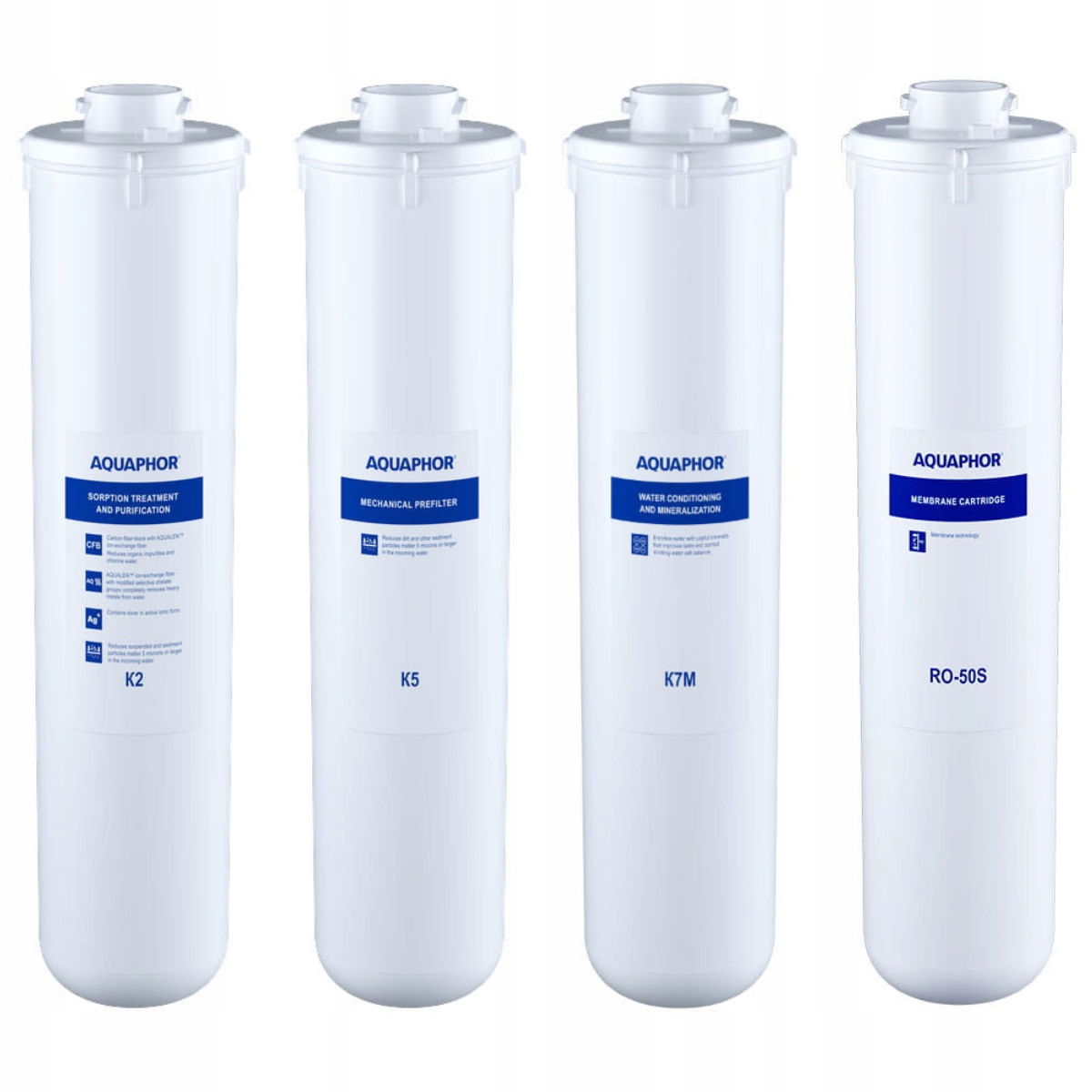 

Aquaphor Morion filtry wymienne K2, K5, K7M, RO50S
