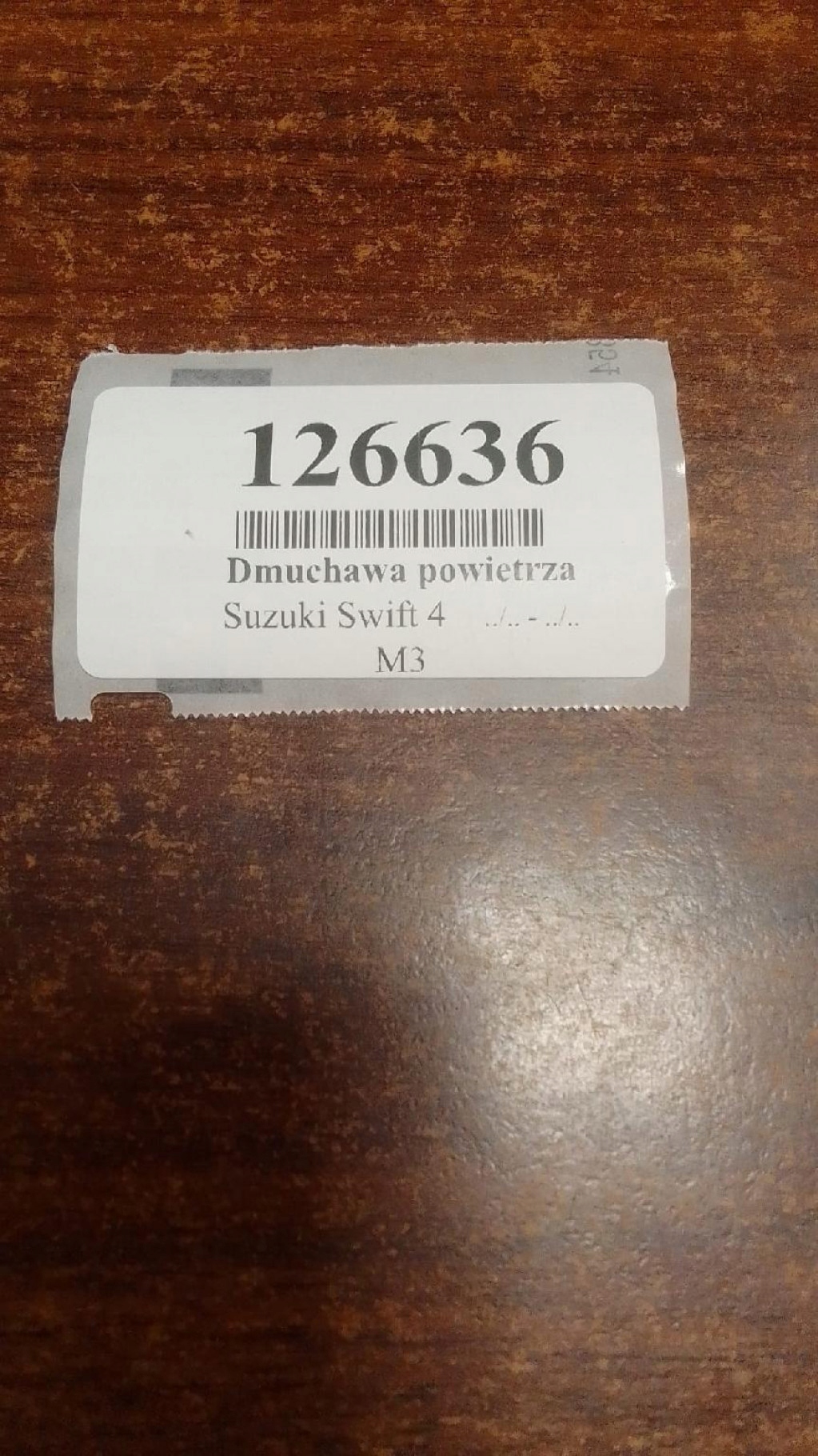 SUZUKI SWIFT IV DMUCHAWA luft 2727000311