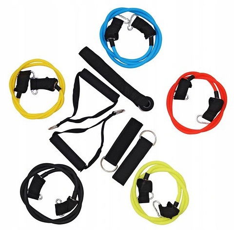 ZESTAW 5 GUM OPOROWYCH DO ĆWICZEŃ EKSPANDERY Kod producenta SV-HK0351