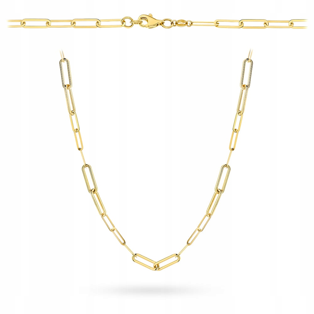 Náhrdelník ze zlata 585 5.95 g, jemný, s oválnými velkými články