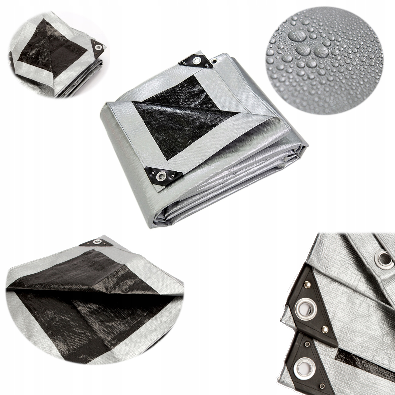 Plandeka 5x5 Premium 260g Gruba Mrozoodporna Uv