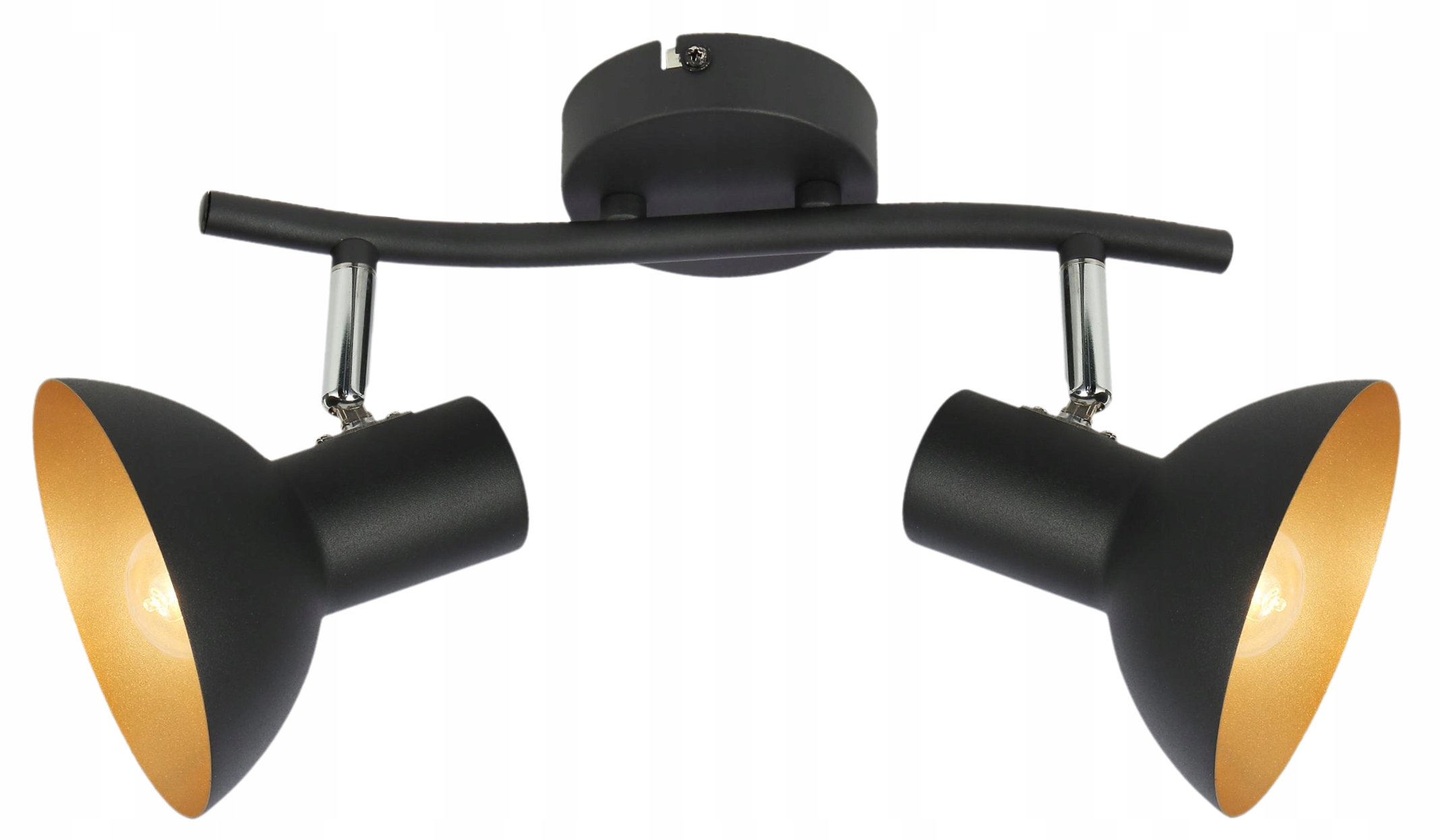 Černé stropní svítidlo 2X40W E27 Diso Candellux