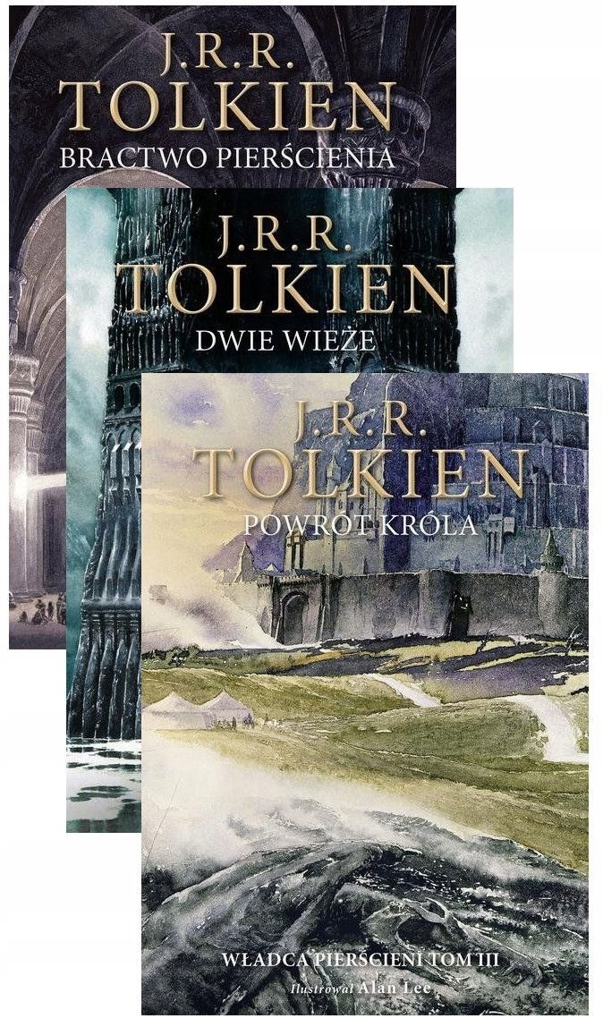 Pakiet - Władca Pierścieni wydanie ilustrowane - J.R.R. Tolkien