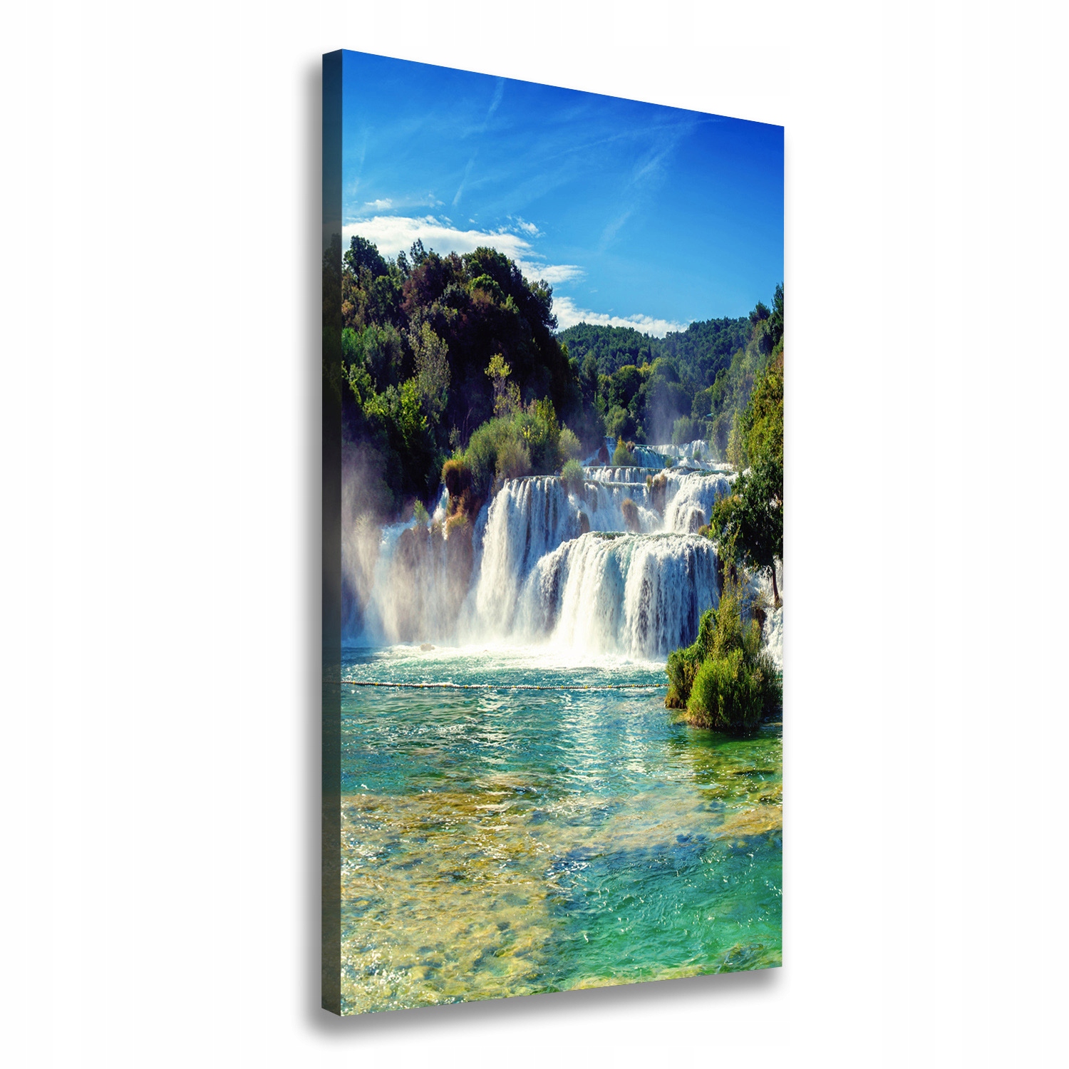 

Foto obraz na płótnie Wodospad Krka 50x100 cm