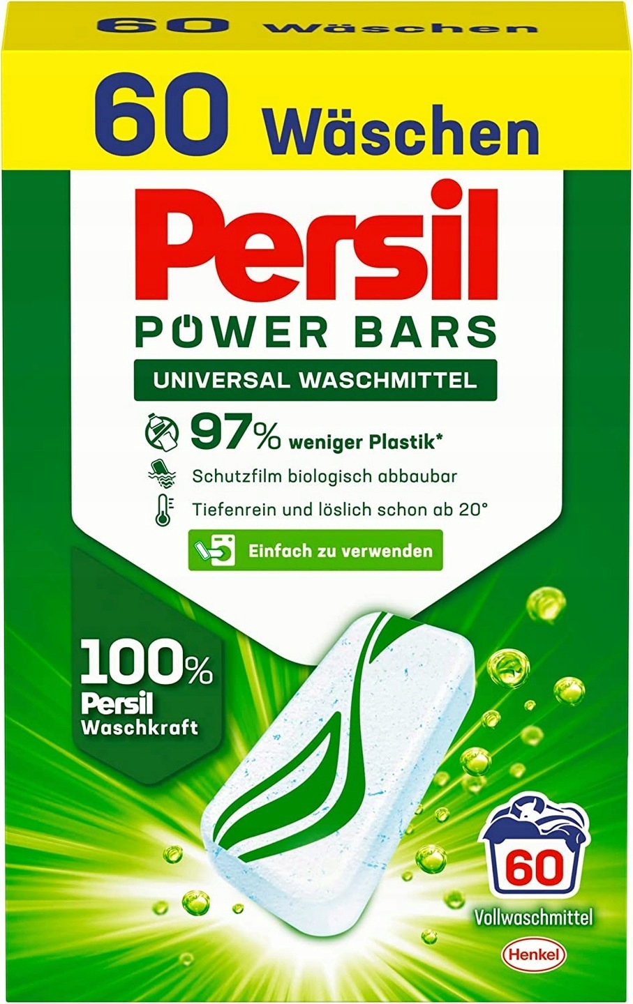 Levně Tablety na praní Persil Bars Universal 60 kusů