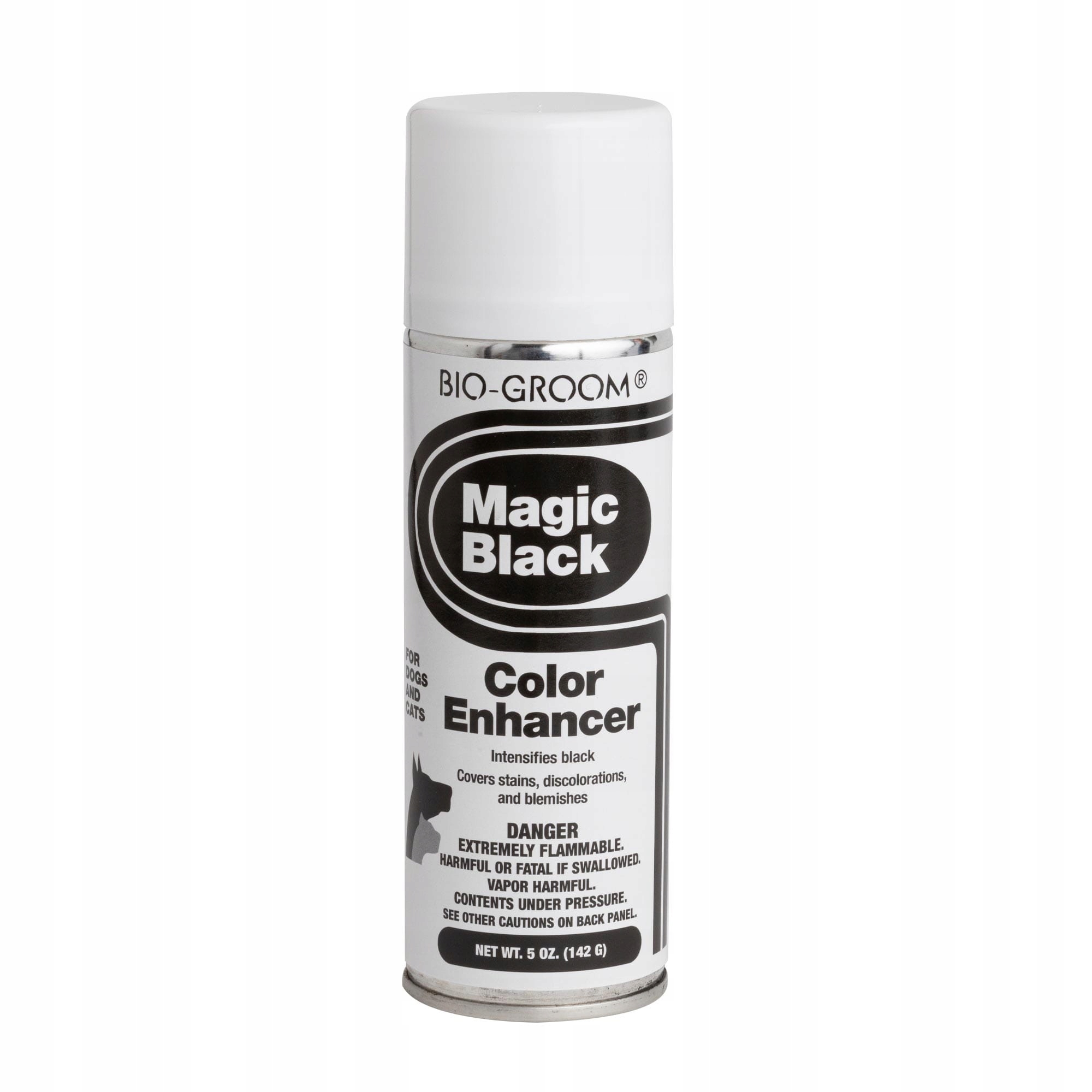 Intenzivně maskovací sprej Bio-Groom Magic Black barva černá, 142 g