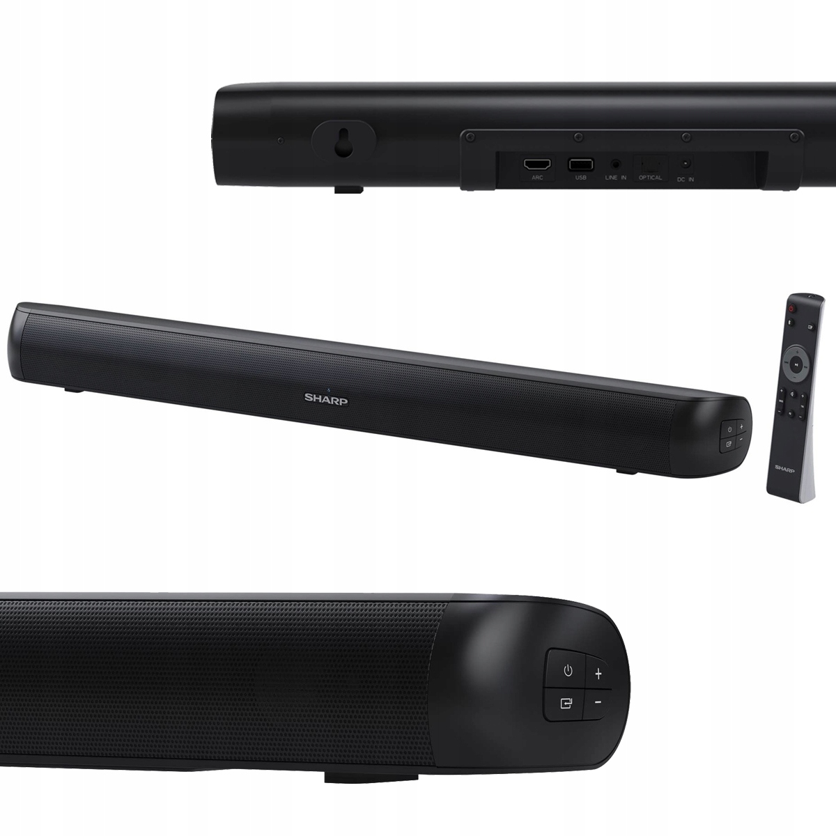 Soundbar Sharp HT-SB107 2.0 90W Bluetooth Hdmi Usb Dálkové Ovládání