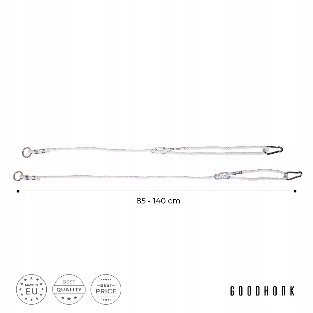 Lina huśtawka 100kg| 2x przedłużenie liny huśtawki Kod producenta 0703508130919