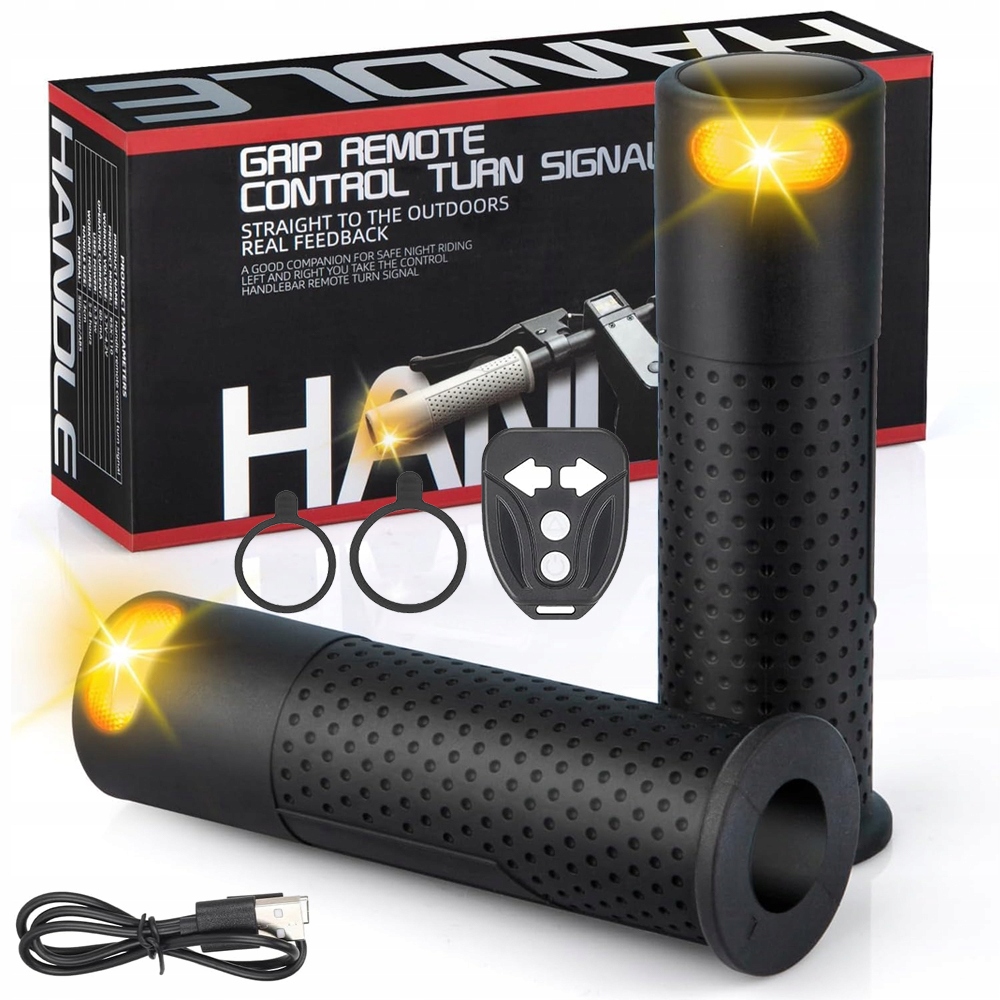 Uchwyty Rowerowe Led Z Bezprzewodowym Sterowaniem I Usb