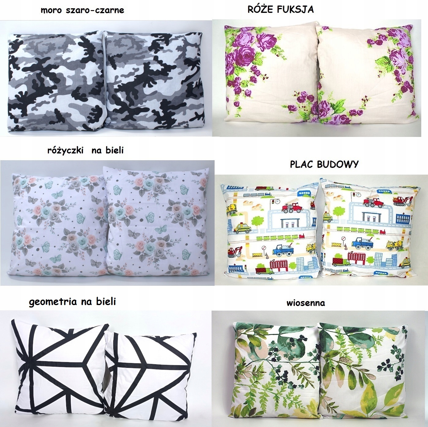 POSZEWKA BAWEŁNIANA NA PODUSZKE 70x80 cm - BAWEŁNA Rodzaj do spania