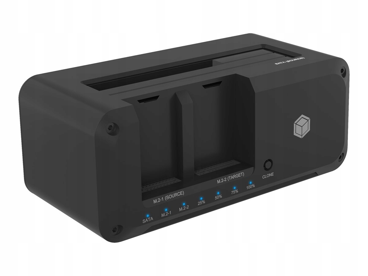 Dokovací stanice Raidsonic Hdd Ssd 2,5" 3,5" sdílená M.2 M.2