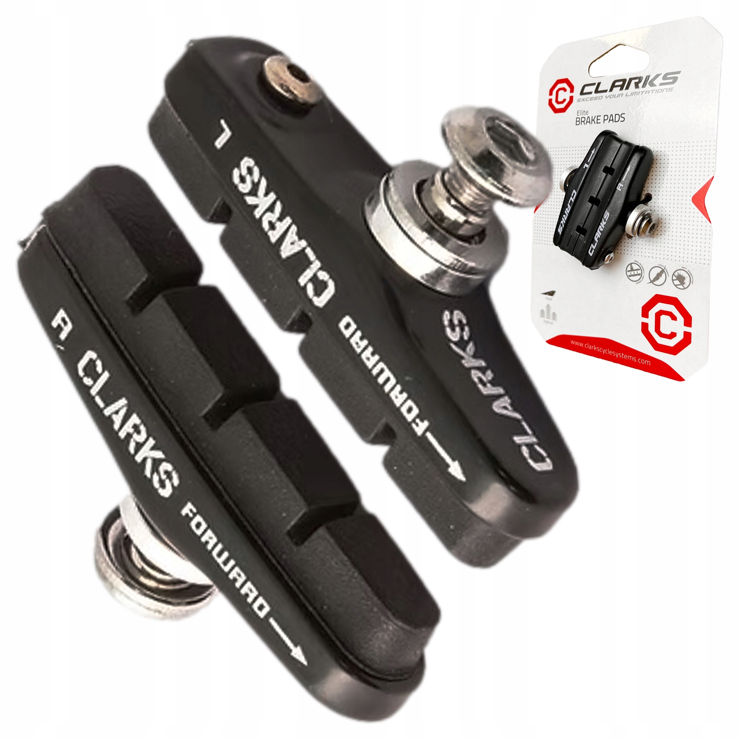Klocki do Hamulców Szosowych Shimano Tektro Clarks CPS459 Wymienne Wkłady
