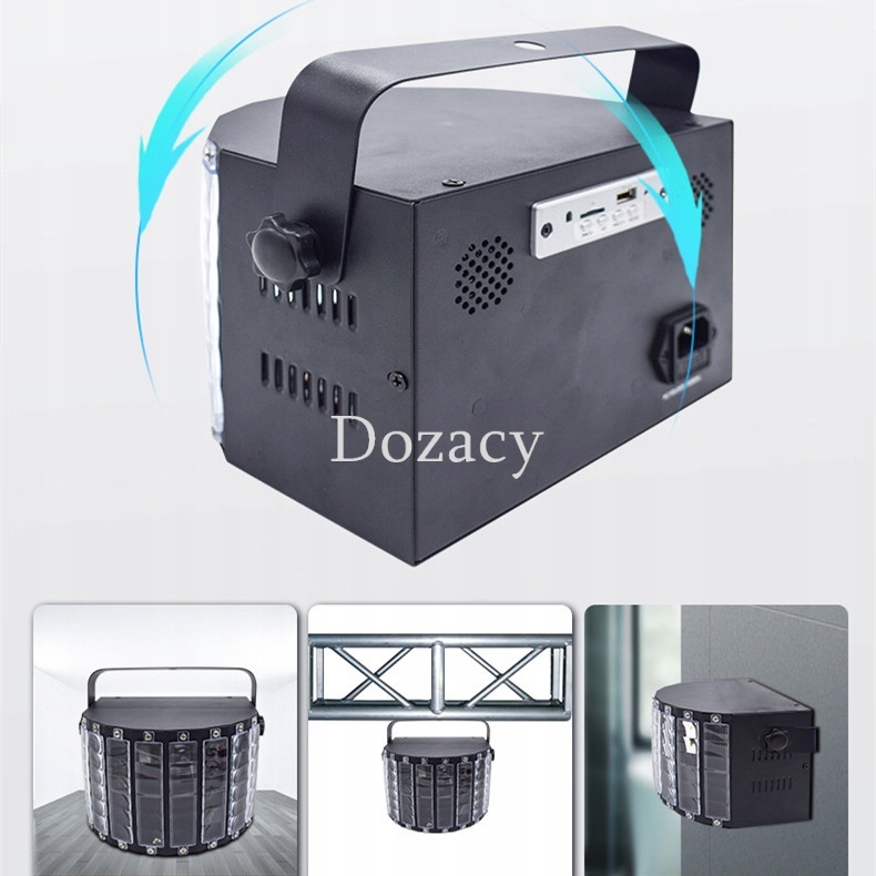 PROJEKTOR DYSKOTEKOWY KULA DISCO REFLEKTOR LED RGB Marka Inna