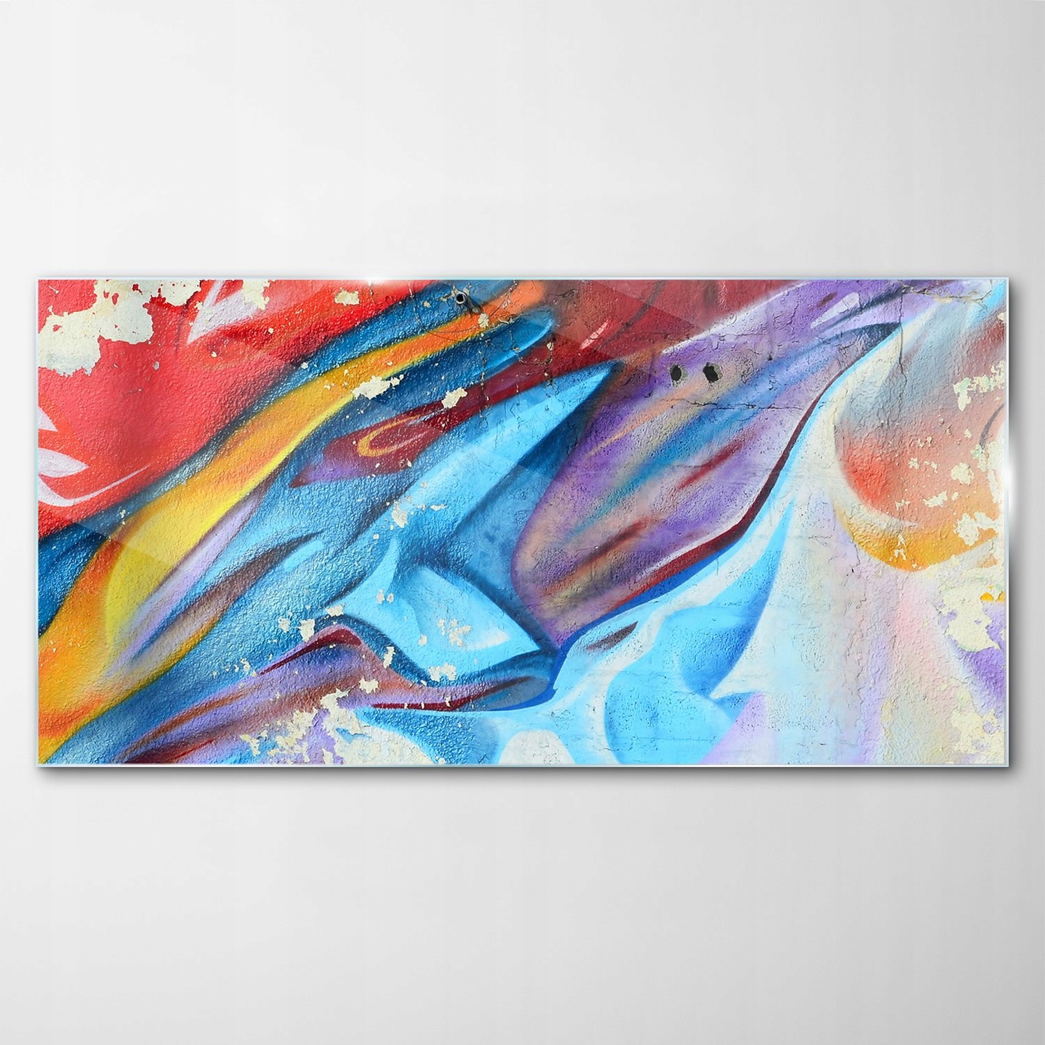 

Hartowany Obraz Szklany Abstrakcja Graffiti 120x60
