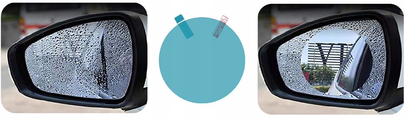 Folia z nanopowłoką na lusterka przeciwmgielna Stan opakowania oryginalne