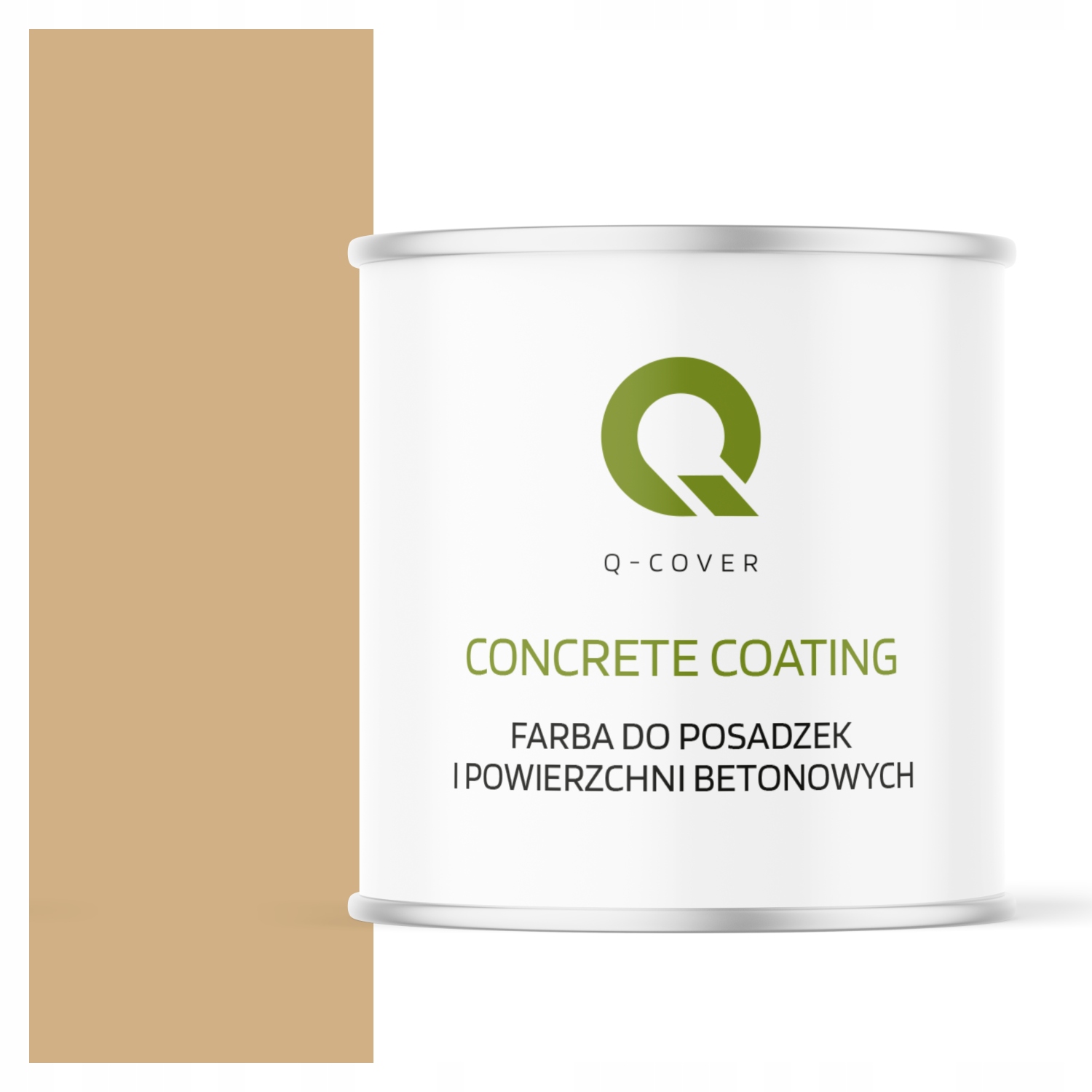 Farba Do Posadzek Betonowych Ochronna Odporna Betonu Beżowy Ral 1001 2.5L