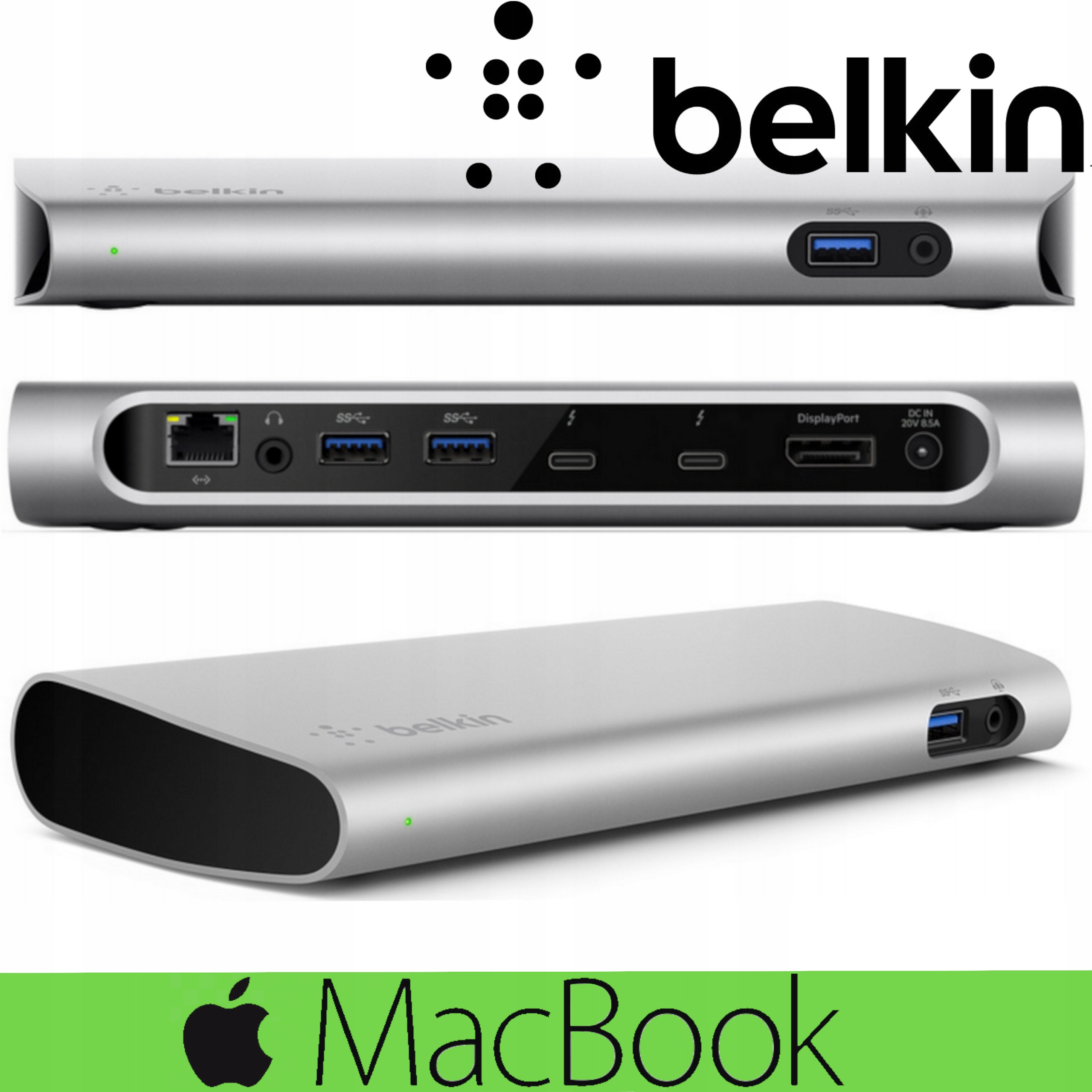 STACJA DOKUJĄCA ThunderBolt 3 BELKIN USB 3.1-C 4K