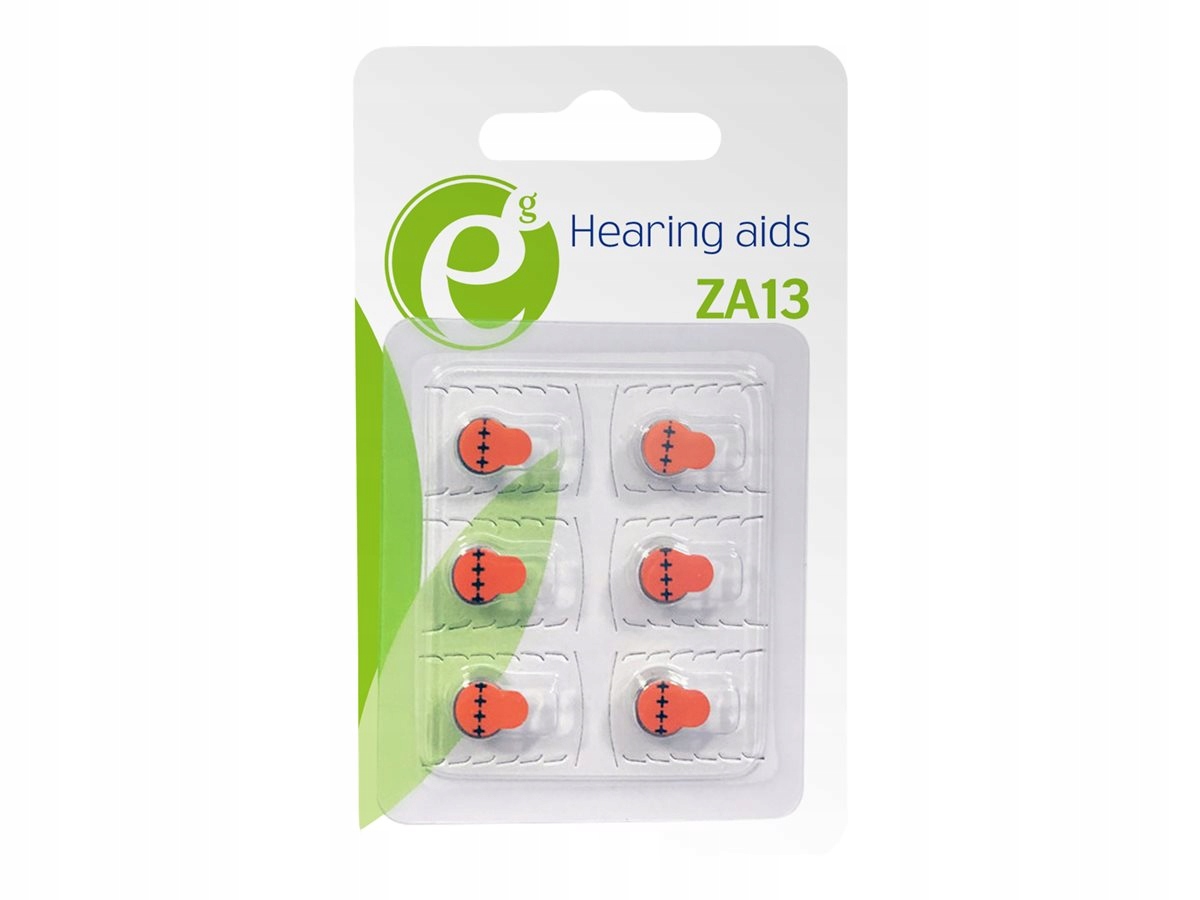 ZA13 Baterie Zinc-Oxy do aparatu słuchowego 6 szt