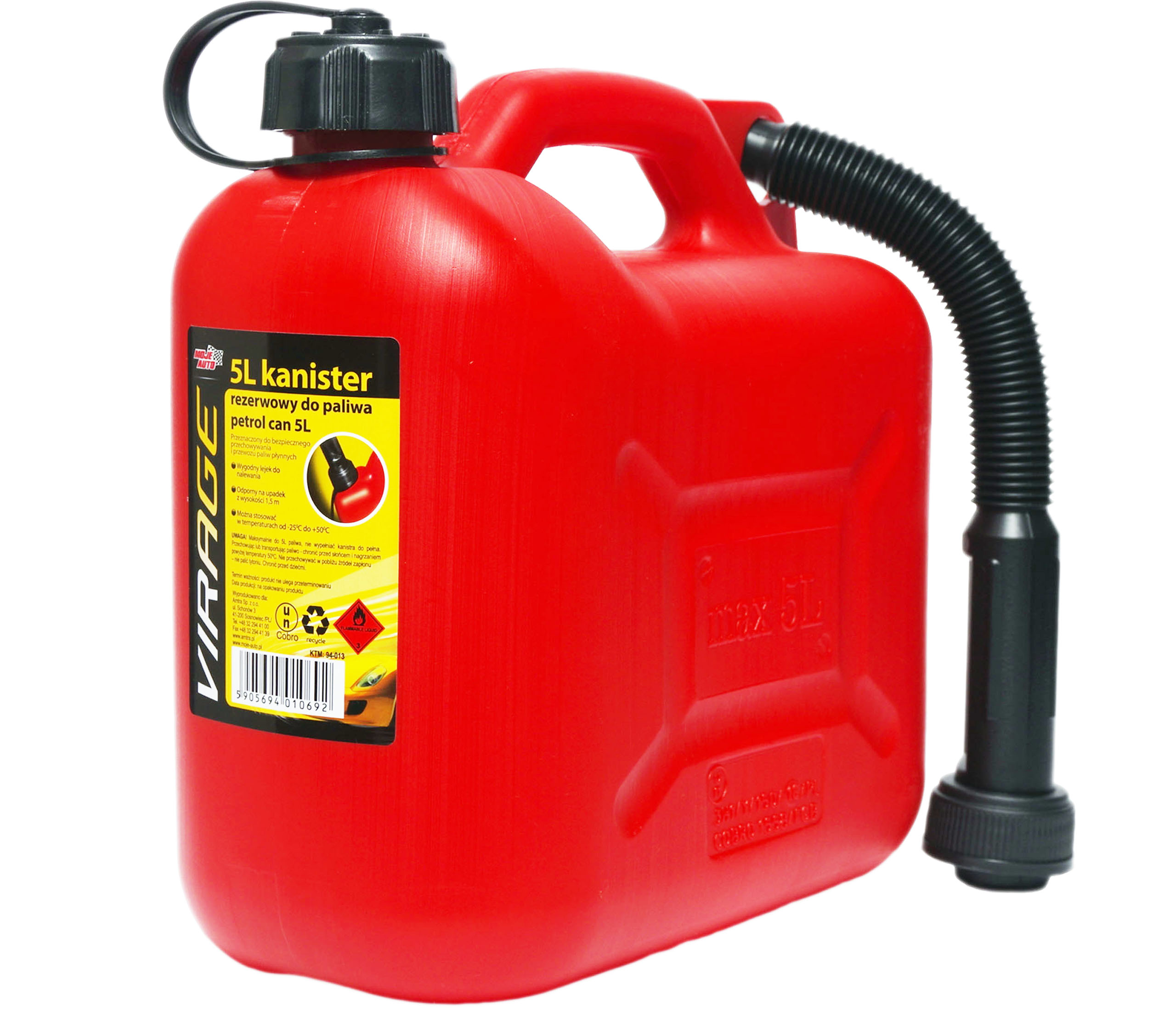 

Kanister Zbiornik Na Paliwo Z Lejkiem 5L Virage Pl