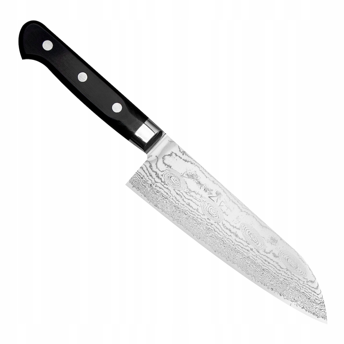 Ryusen Hamono VG-10 Japonský ostrý kuchynský nôž Santoku na zeleninu 17 cm