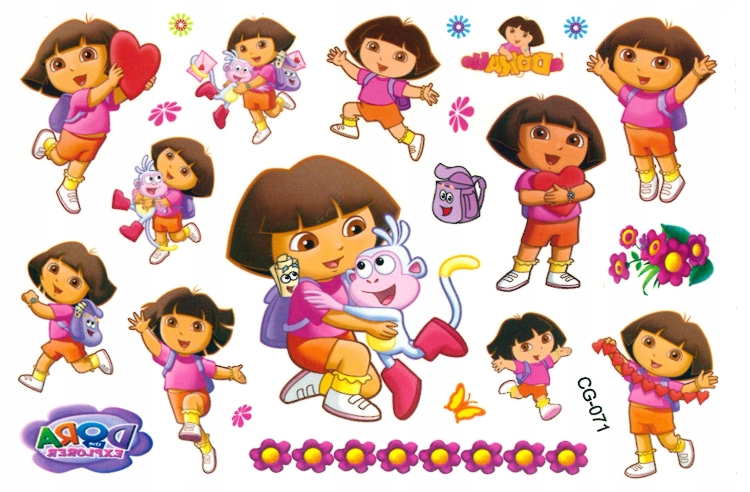 

Tatuaż zmywalny dla dzieci Dora CG071