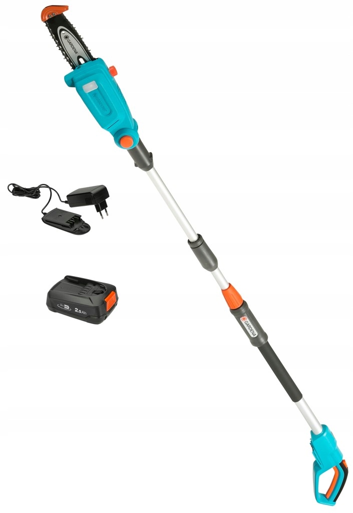 Pilarka akumulatorowa łańcuchowa Gardena Tcs 20/18V P4A Trzonek teleskopowy