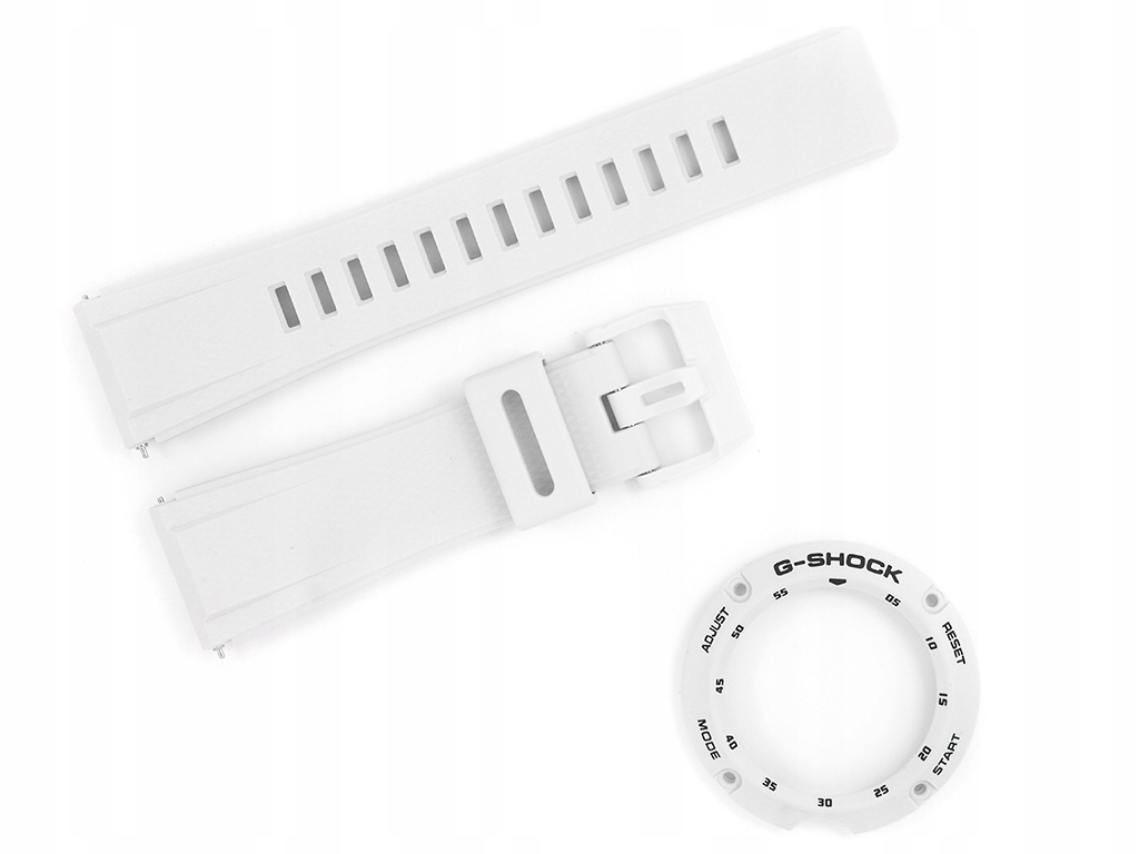 Pásek plus bezel pro hodinky G-Shock GA-2000 GA-2000S-7A bílý komplet