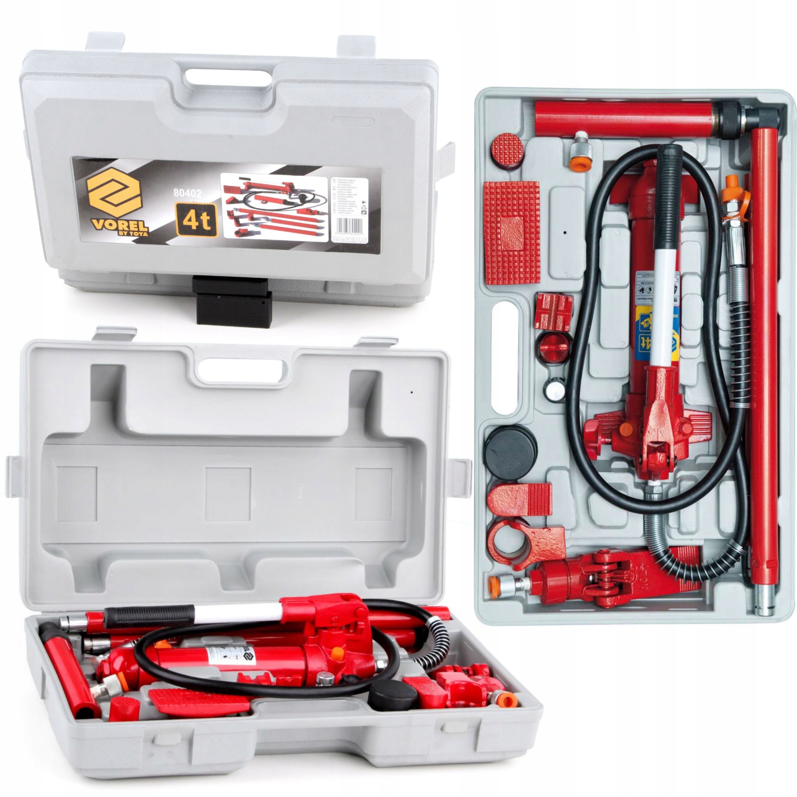 VOREL РОЗКИДАЧІ ГІДРАВЛІЧНИЙ РОЗКИДАЧ 4T КОМПЛЕКТ