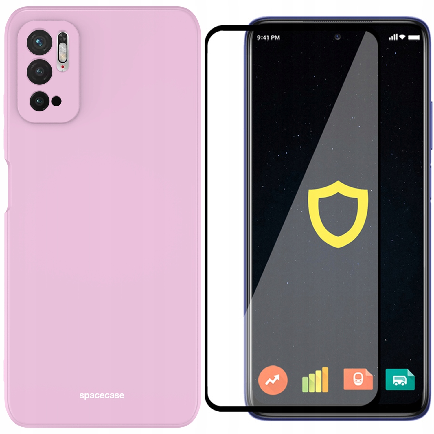 

Etui Matowe Do Redmi Note 10 5G Silicone Szkło