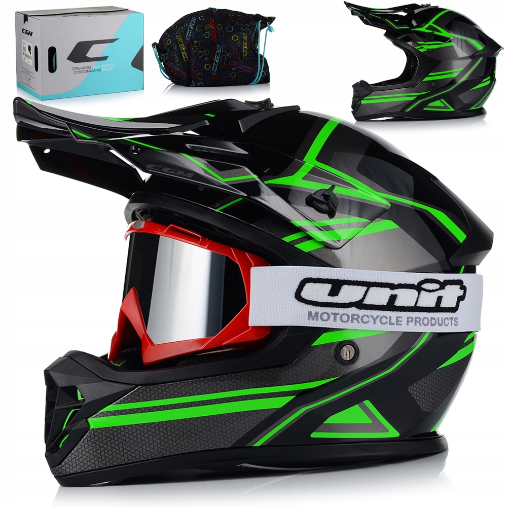 Motocyklová Prilba Cgm 267G Dirt Junior Cross Štvorkolka Atv Pre Deti Malý Ľahký