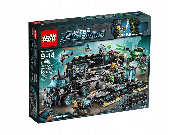 Klocki Lego Ultra Agents Zestaw Centrala Agentów 70165