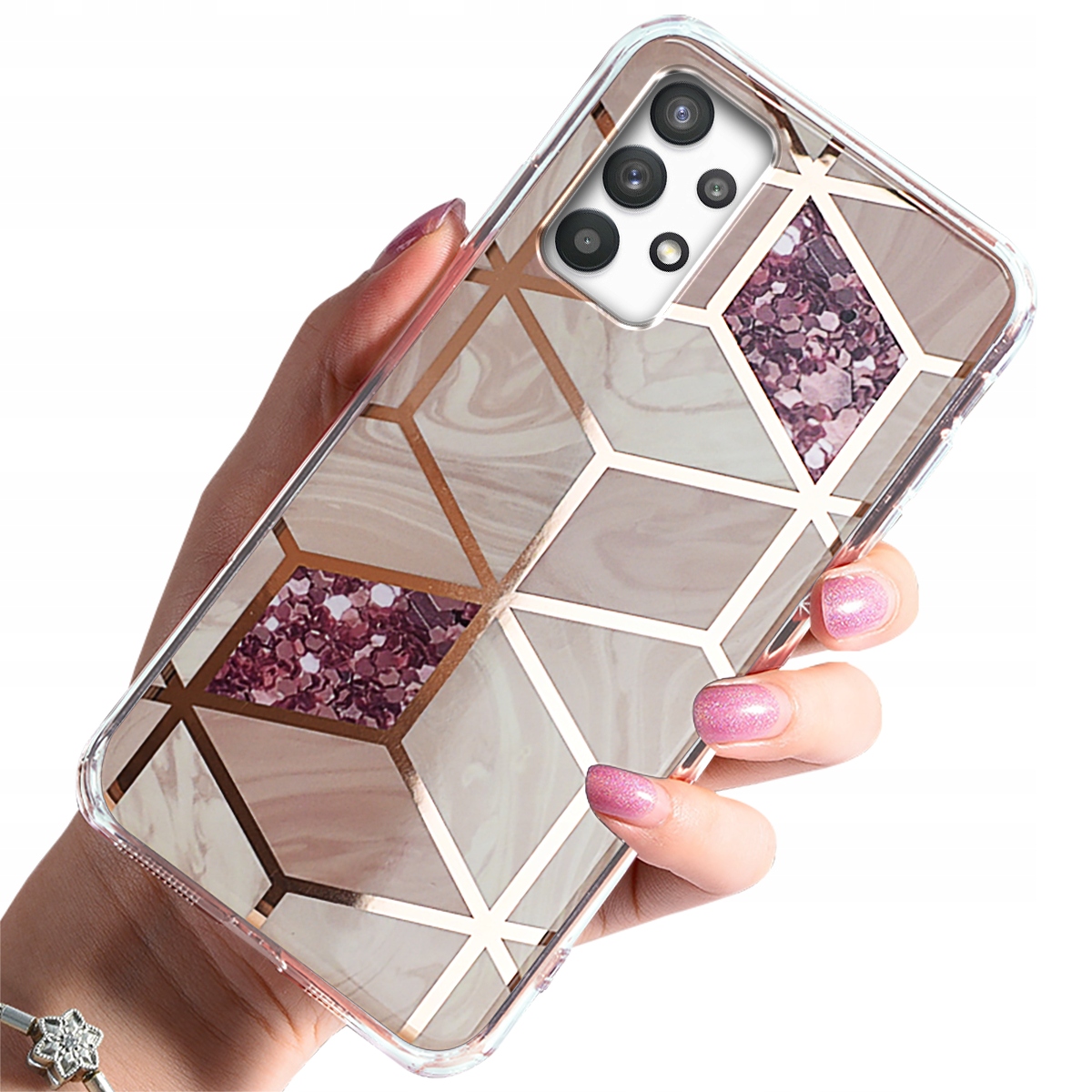 

Etui Case Glamour Szkło do Samsung Galaxy A32 4G