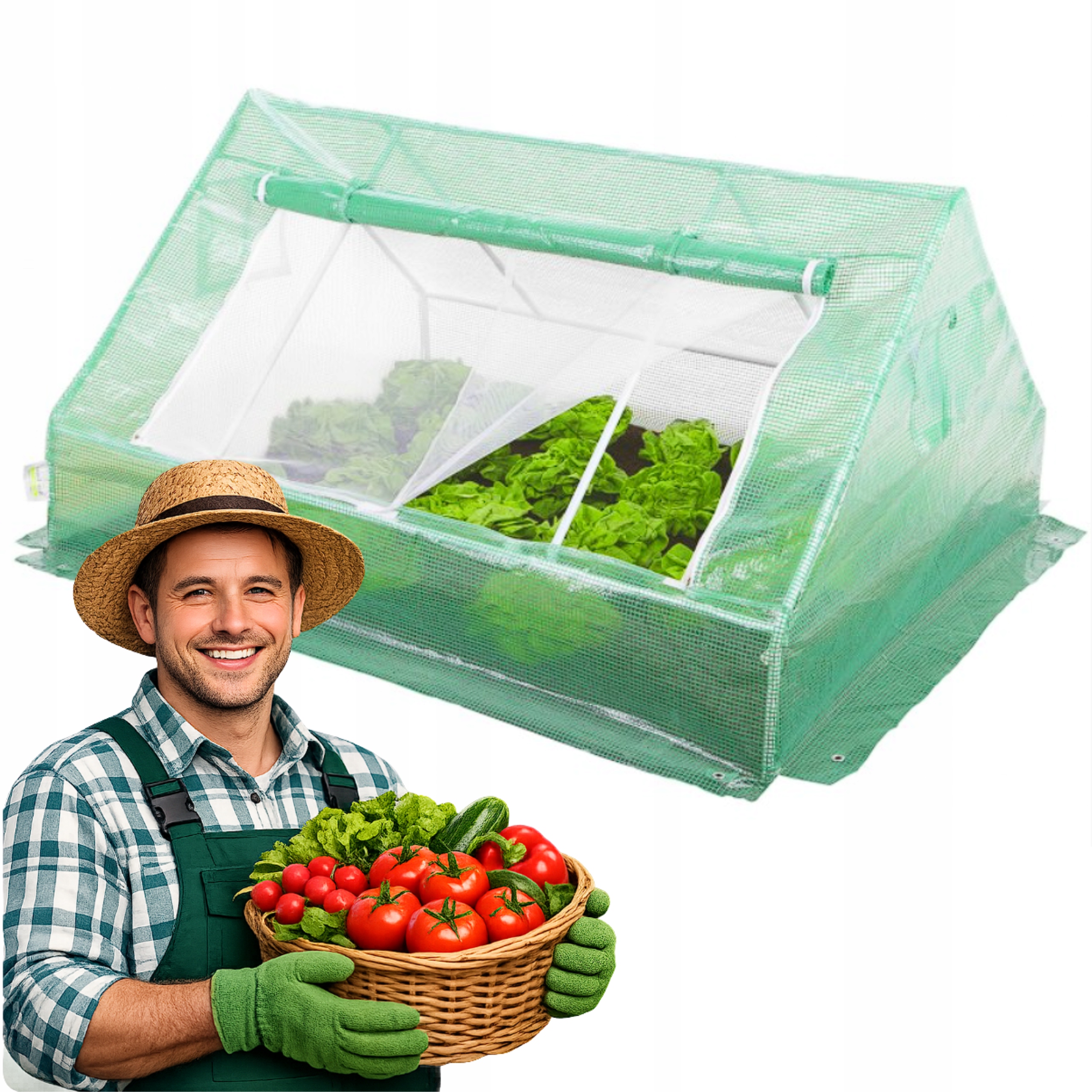 Fóliový Tunel Rozsadník 1,4x1,8M Skleník Rozsady Fóliový Pevný