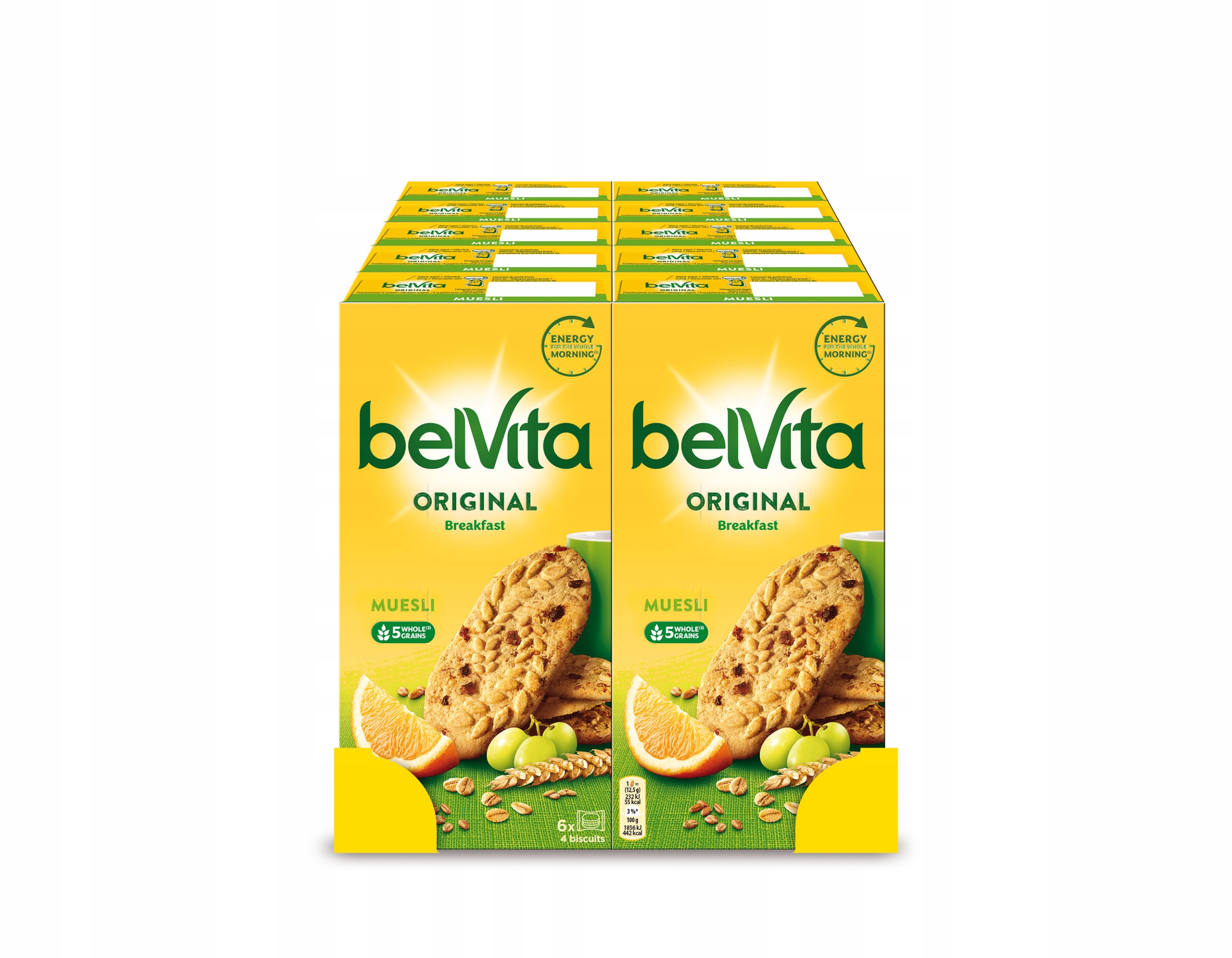 belVita Breakfast ciastka kruche zbożowe z musli zestaw 300gx10 śniadaniowe