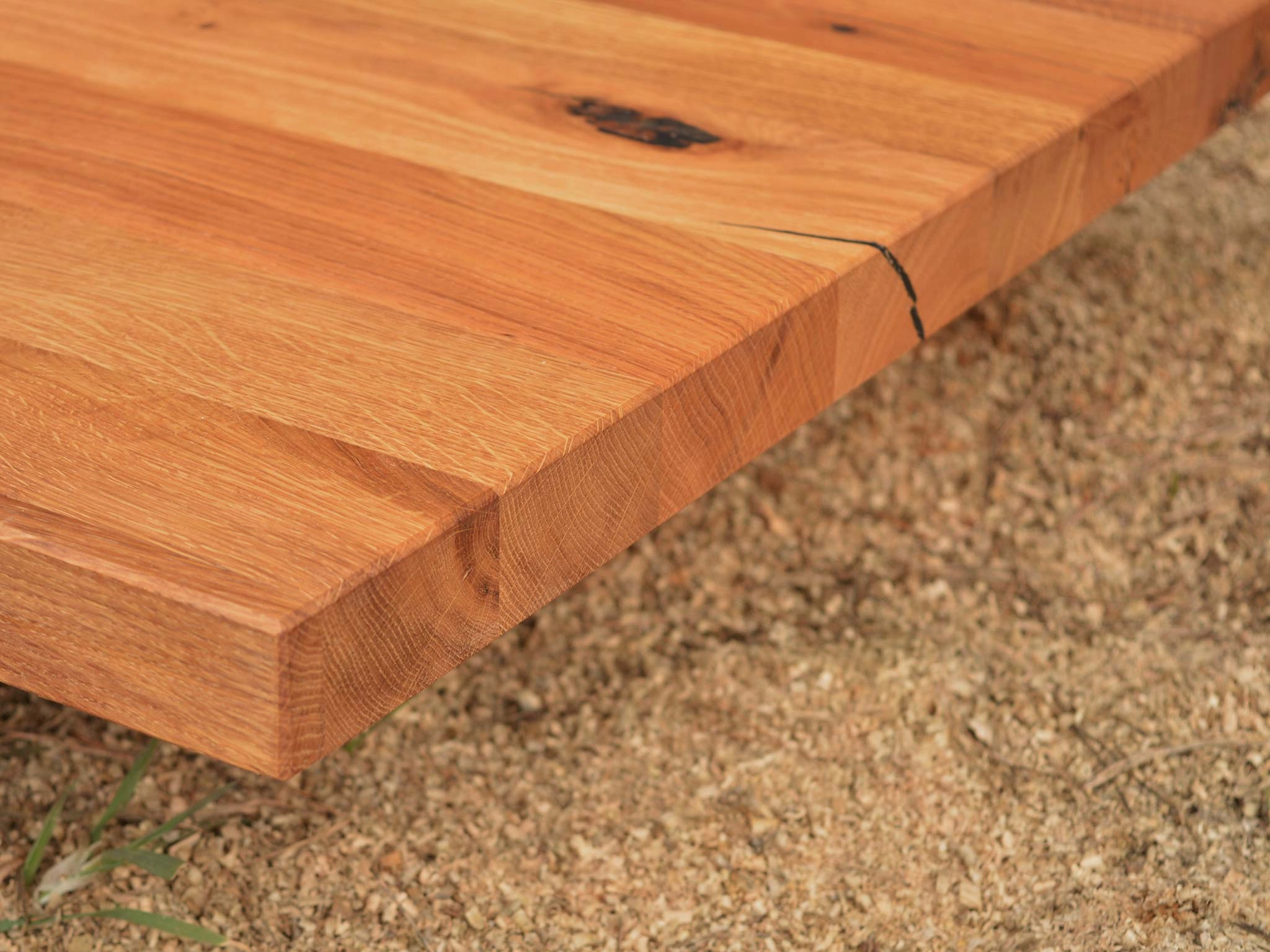 BLAT DĘBOWY kuchenny drewniany lite drewno 80x50 Kolor drewnopodobny