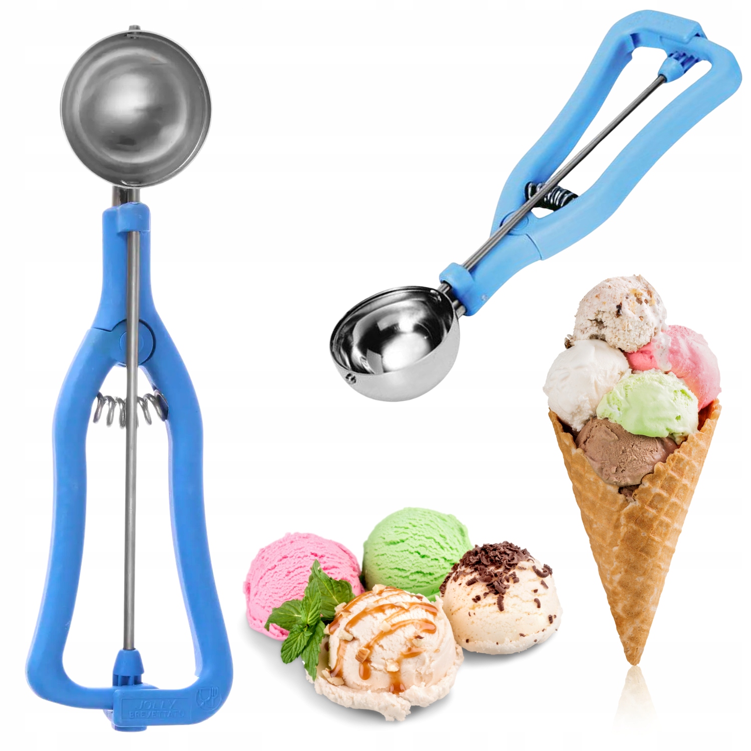 Lžíce na zmrzlinu Hendi 49 mm Profi Line 1/30 Nerezová ocel