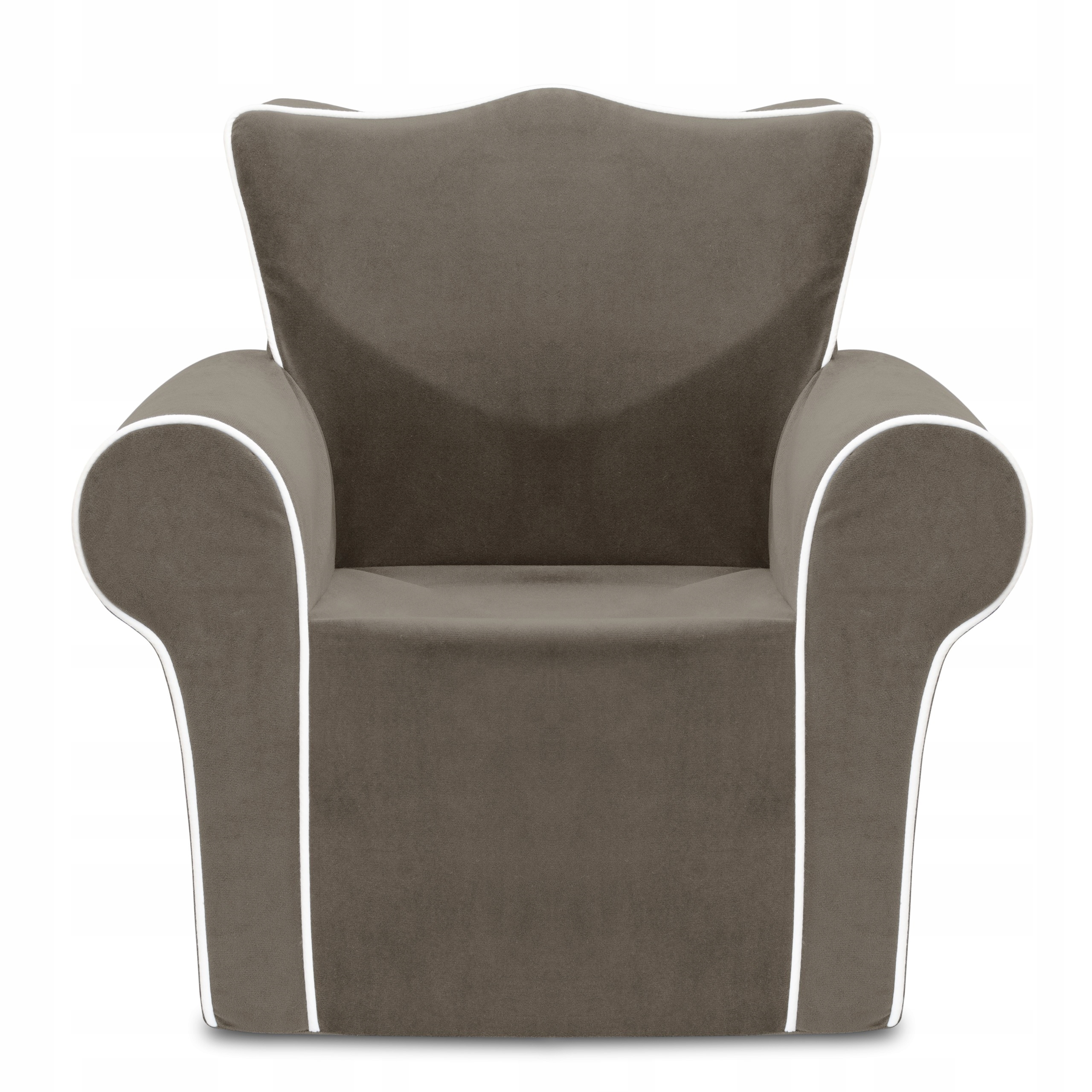 Fotelik dziecięcy PRINCE PREMIUM welur brązowy