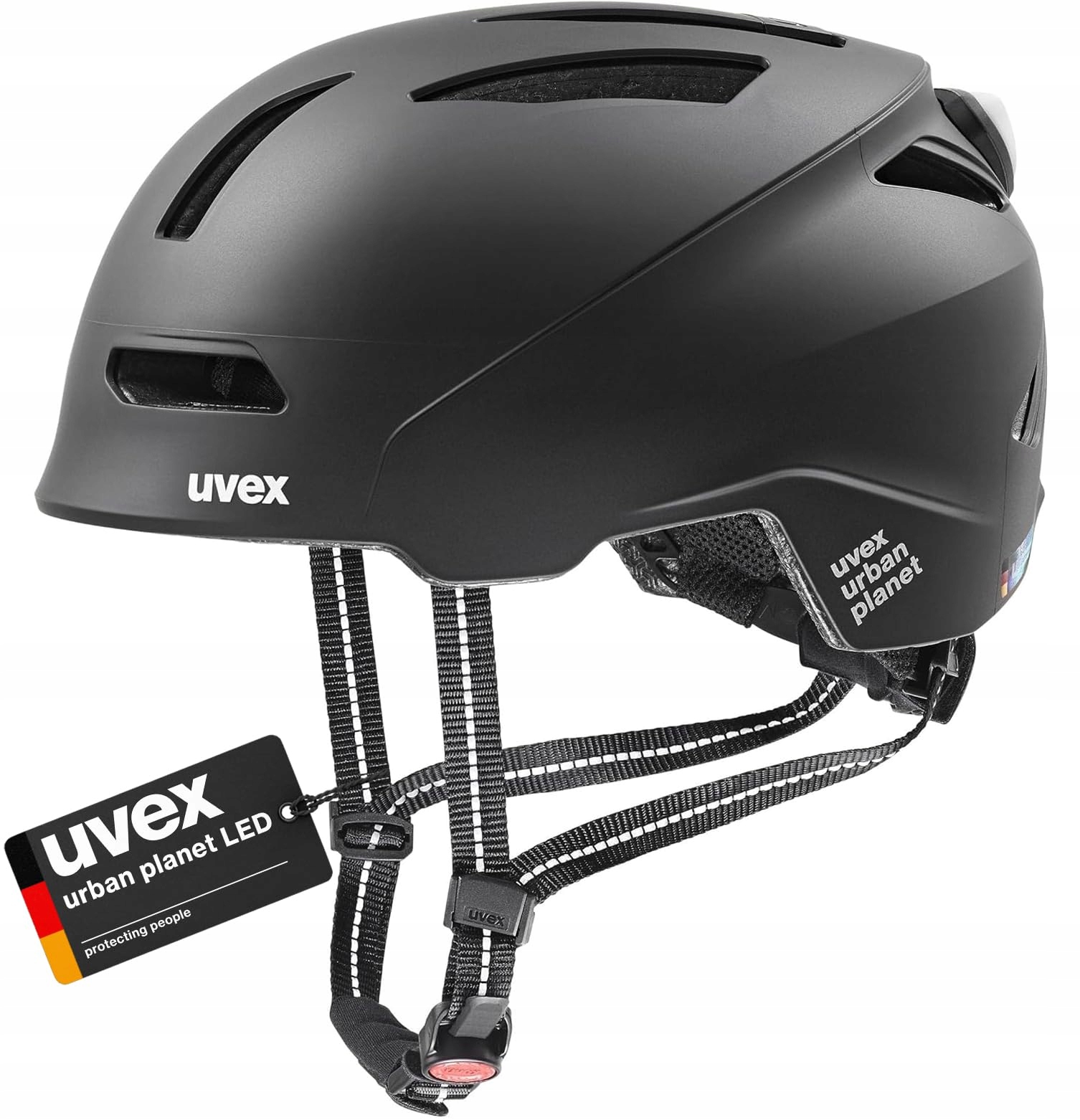 Cyklistická přilba Uvex Urban Planet Led vel.