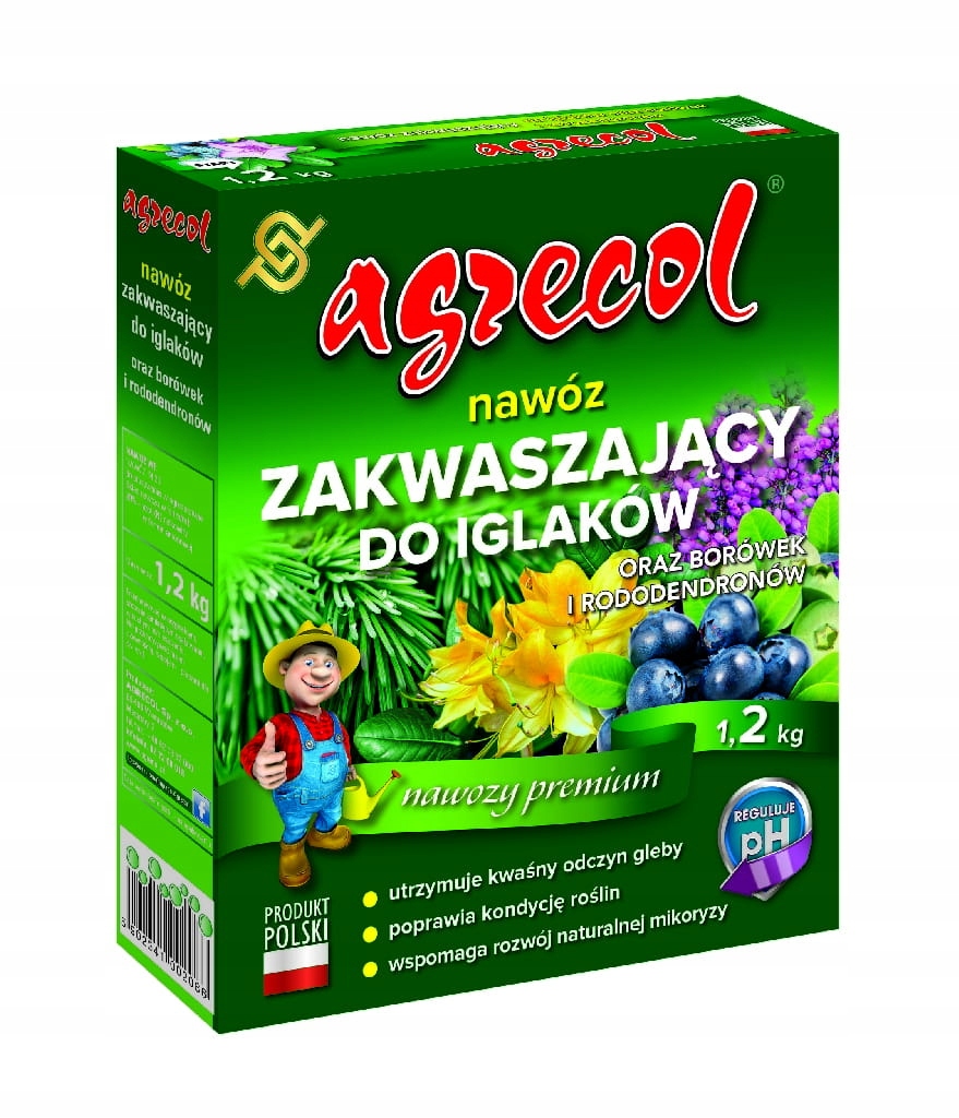 

Zakwaszający nawóz do iglaków 1,2kg /Agrecol/