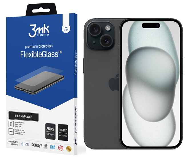 Szkło Flexibleglass 3MK do iPhone 15 6,1"